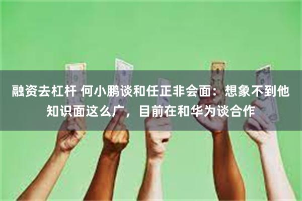 融资去杠杆 何小鹏谈和任正非会面：想象不到他知识面这么广，目前在和华为谈合作