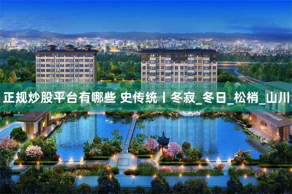 正规炒股平台有哪些 史传统丨冬寂_冬日_松梢_山川