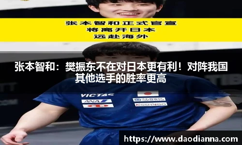 张本智和：樊振东不在对日本更有利！对阵我国其他选手的胜率更高